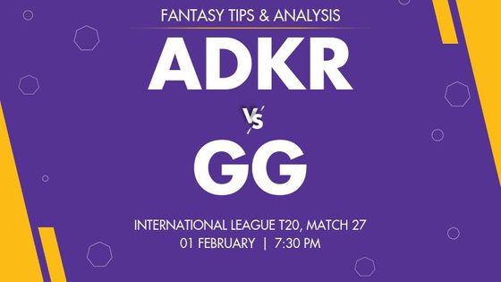 Abu Dhabi Knight Riders vs Gulf Giants