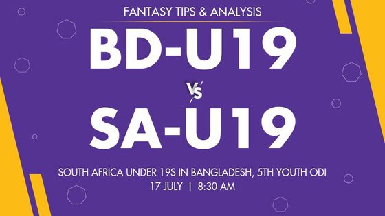 Bangladesh Under-19 vs South Africa Under-19