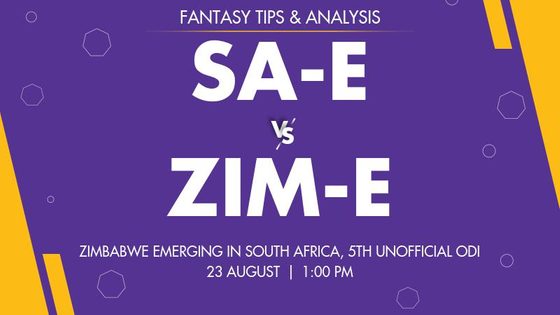 South Africa Emerging vs Zimbabwe Emerging