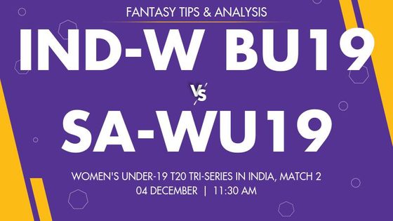 India B Women Under-19 vs South Africa Women Under-19