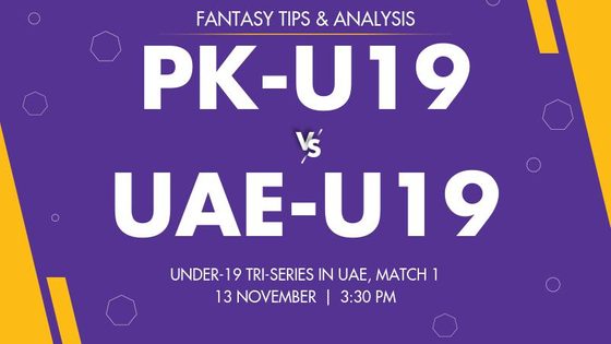 Pakistan Under-19 vs United Arab Emirates Under-19