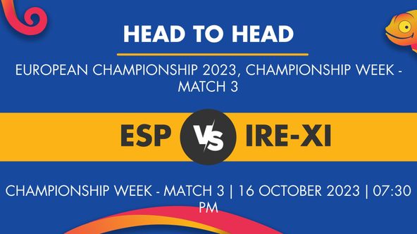 ESP vs IRE-XI Player Stats for Championship Week - Match 3, ESP vs IRE-XI Prediction Who Will Win Today's European Championship Match Between Spain and Ireland XI