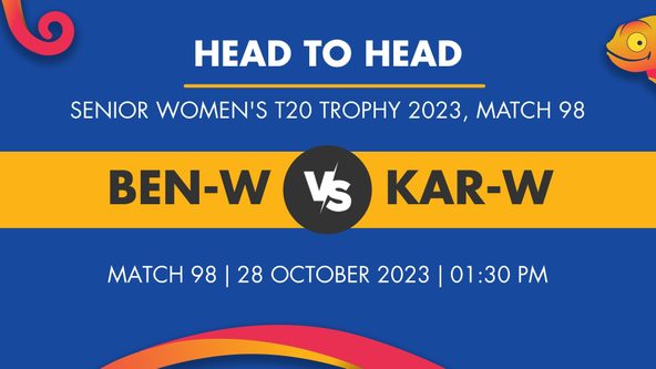 BEN-W vs KAR-W Player Stats for Match 98, BEN-W vs KAR-W Prediction Who Will Win Today's Senior Women's T20 Trophy Match Between Bengal Women and Karnataka Women