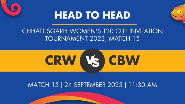 CRW vs CBW Player Stats for Match 15, CRW vs CBW Prediction Who Will Win Today's Chhattisgarh Women's T20 Cup Invitation Tournament Match Between Chhattisgarh Red Women and Chhattisgarh Blue Women