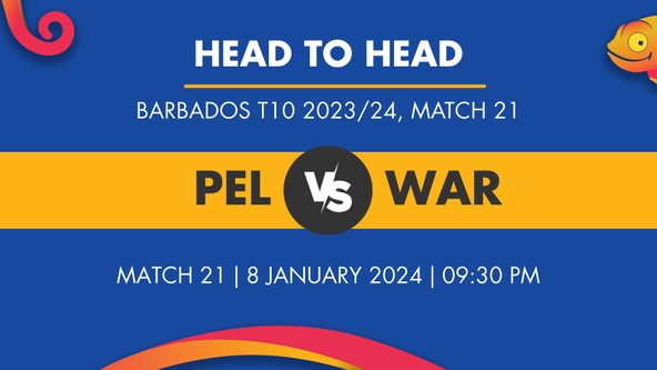 PEL vs WAR Player Stats for Match 21, PEL vs WAR Prediction Who Will Win Today's Barbados T10 Match Between Pelicans and Warriors