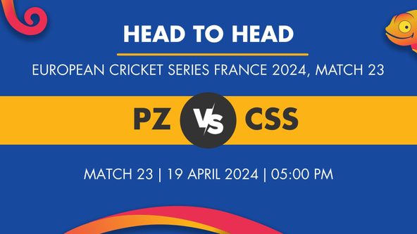 PZ vs CSS Player Stats for Match 23, PZ vs CSS Prediction Who Will Win Today's European Cricket Series France Match Between Paris Zalmi and CSPT Sarcelles