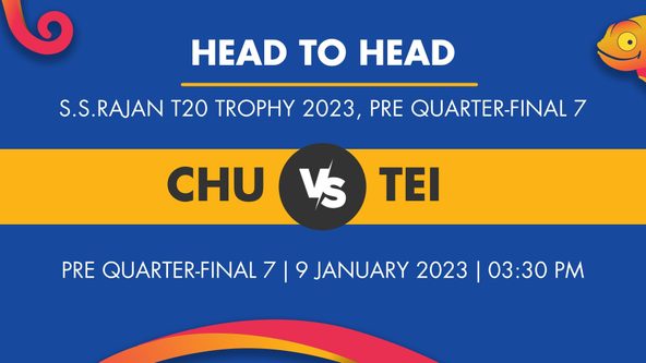 CHU vs TEI Player Stats for Pre Quarter-final 7 - Who Will Win Today's S.S.Rajan T20 Trophy Match Between Chengalpattu and Theni