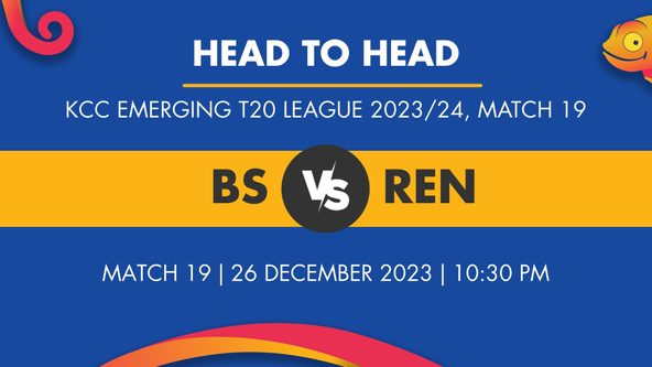 BS vs REN Player Stats for Match 19, BS vs REN Prediction Who Will Win Today's KCC Emerging T20 League Match Between Blue Squadrons and Renegades CC