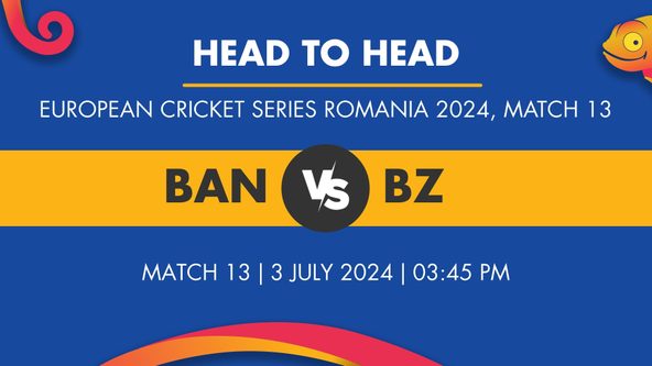 BAN vs BZ Player Stats for Match 13, BAN vs BZ Prediction Who Will Win Today's European Cricket Series Romania Match Between Baneasa and Bucharest Zalmi