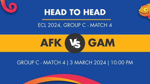 AFK vs GAM Player Stats for Group C - Match 4, AFK vs GAM Prediction Who Will Win Today's ECL Match Between Afyonkarahisar SHS and Gamblers SC