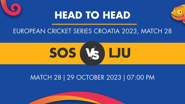 SOS vs LJU Player Stats for Match 28, SOS vs LJU Prediction Who Will Win Today's European Cricket Series Croatia Match Between Sir Oliver Split and Ljubljana