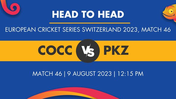 COCC vs PKZ Player Stats for Match 46, COCC vs PKZ Prediction Who Will Win Today's European Cricket Series Switzerland Match Between Cossonay and Pakhtoon Zalmi