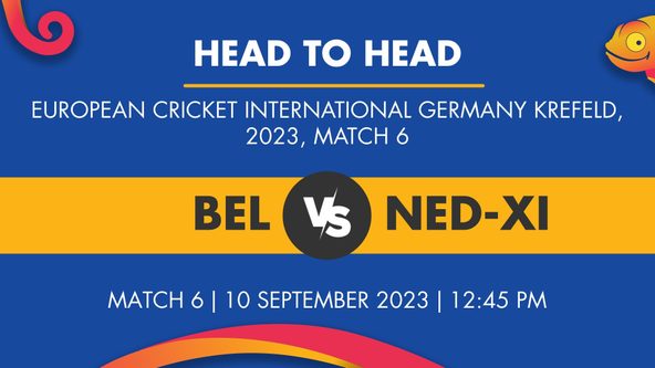 BEL vs NED-XI Player Stats for Match 6, BEL vs NED-XI Prediction Who Will Win Today's European Cricket International Germany, Krefeld Match Between Belgium and Netherlands XI