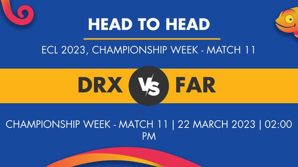 DRX vs FAR Player Stats for Championship Week - Match 11 - Who Will Win Today's ECL Match Between Dreux and Farmers