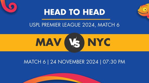 MAV vs NYC Player Stats for Match 6, MAV vs NYC Prediction Who Will Win Today's USPL Premier League Match Between Maryland Mavericks and New York Cowboys