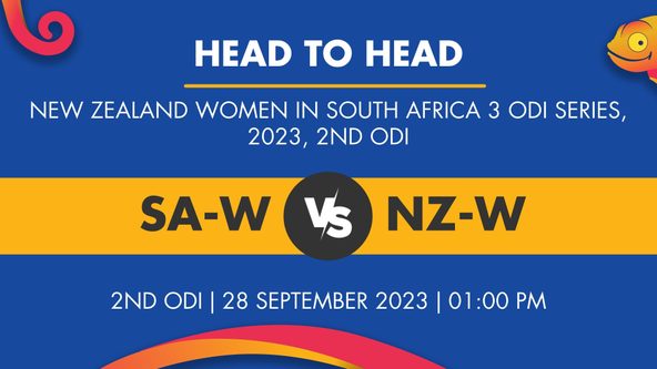 SA-W vs NZ-W Player Stats for 2nd ODI, SA-W vs NZ-W Prediction Who Will Win Today's NZW in SA, 3 ODI Series Match Between South Africa Women and New Zealand Women