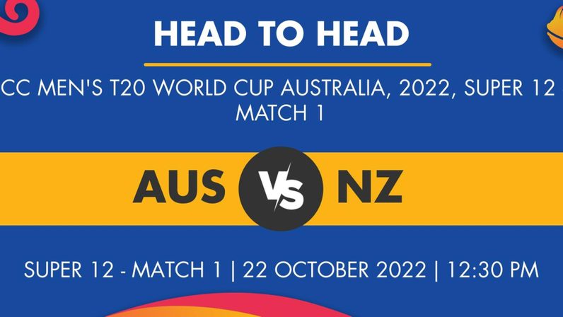 AUS Vs NZ Player Stats For Super 12 - Match 1 - Who Will Win Today's ...