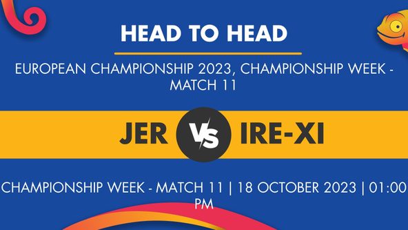 JER vs IRE-XI Player Stats for Championship Week - Match 11, JER vs IRE-XI Prediction Who Will Win Today's European Championship Match Between Jersey and Ireland XI