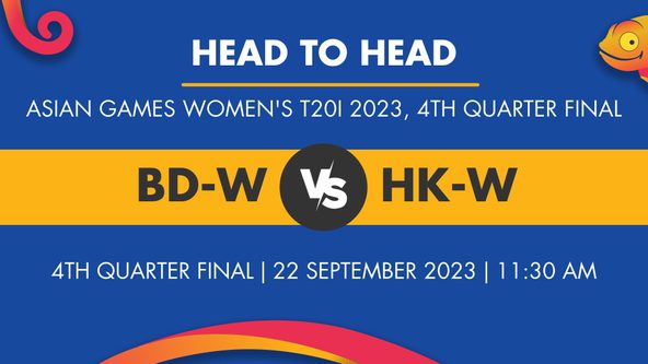 BD-W vs HK-W Player Stats for 4th Quarter Final, BD-W vs HK-W Prediction Who Will Win Today's Asian Games Women's T20I Match Between Bangladesh Women and Hong Kong Women