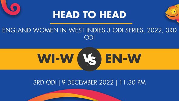 WI-W vs EN-W Player Stats for 3rd ODI - Who Will Win Today's ENG-W in WI, 3 ODIs Match Between West Indies Women and England Women