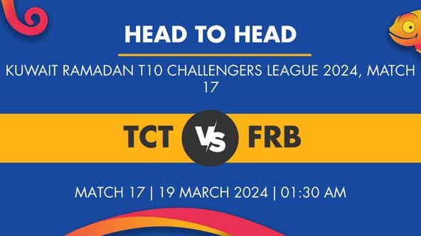 TCT vs FRB Player Stats for Match 17, TCT vs FRB Prediction Who Will Win Today's Kuwait Ramadan T10 Challengers League Match Between Travancore Tridents and Friendi Mobile