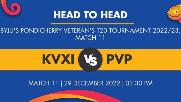 KVXI vs PVP Player Stats for Match 11 - Who Will Win Today's BYJU'S Pondicherry Veteran's T20 Tournament Match Between Kariakal Veterans XI and Pondicherry Veterans President XI