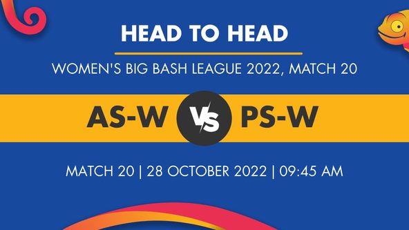 AS-W vs PS-W Player Stats for Match 20 - Who Will Win Today's WBBL Match Between Adelaide Strikers Women and Perth Scorchers Women