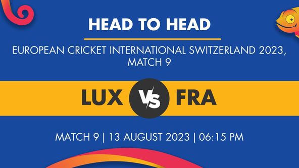 LUX vs FRA Player Stats for Match 9, LUX vs FRA Prediction Who Will Win Today's European Cricket International Switzerland Match Between Luxembourg and France