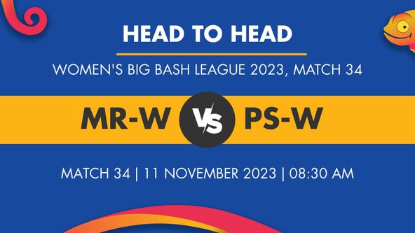 MR-W vs PS-W Player Stats for Match 34, MR-W vs PS-W Prediction Who Will Win Today's WBBL Match Between Melbourne Renegades Women and Perth Scorchers Women