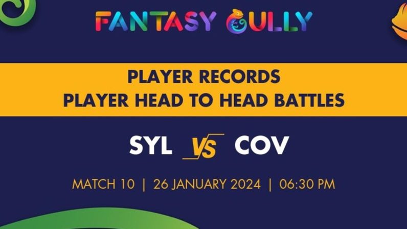 SYL vs COV player battle, player records and player head to head ...