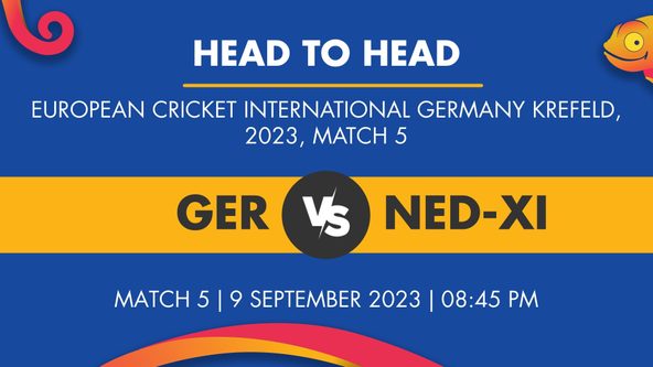 GER vs NED-XI Player Stats for Match 5, GER vs NED-XI Prediction Who Will Win Today's European Cricket International Germany, Krefeld Match Between Germany and Netherlands XI