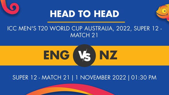 ENG vs NZ Player Stats for Super 12 - Match 21 - Who Will Win Today's ICC Men's T20 World Cup, Australia Match Between England and New Zealand