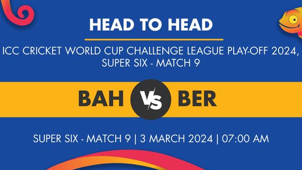 BAH Vs BER Player Battle, Player Records And Player Head To Head ...