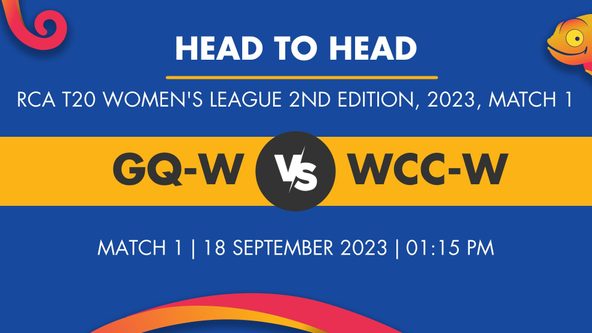 GQ-W vs WCC-W Player Stats for Match 1, GQ-W vs WCC-W Prediction Who Will Win Today's RCA T20 Women's League, 2nd Edition Match Between Gahanga Queens CC Women and White Clouds CC Women