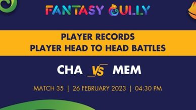 CHA vs MEM player battle player records and player head to head