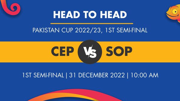 CEP vs SOP Player Stats for 1st Semi-Final - Who Will Win Today's Pakistan Cup Match Between Central Punjab and Southern Punjab