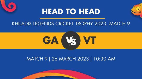 GA vs VT Player Stats for Match 9 - Who Will Win Today's KhiladiX Legends Cricket Trophy Match Between Guwahati Avengers and Vizag Titans