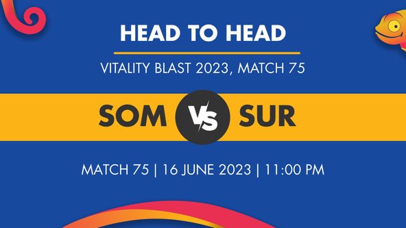 SOM vs SUR Player Stats for Match 75, SOM vs SUR Prediction Who Will Win Today's VB Match Between Somerset and Surrey