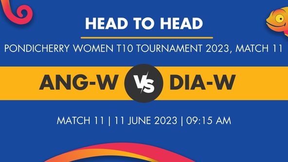 ANG-W vs DIA-W Player Stats for Match 11, ANG-W vs DIA-W Prediction Who Will Win Today's Pondicherry Women T10 Tournament Match Between Angels Women and Diamonds Women