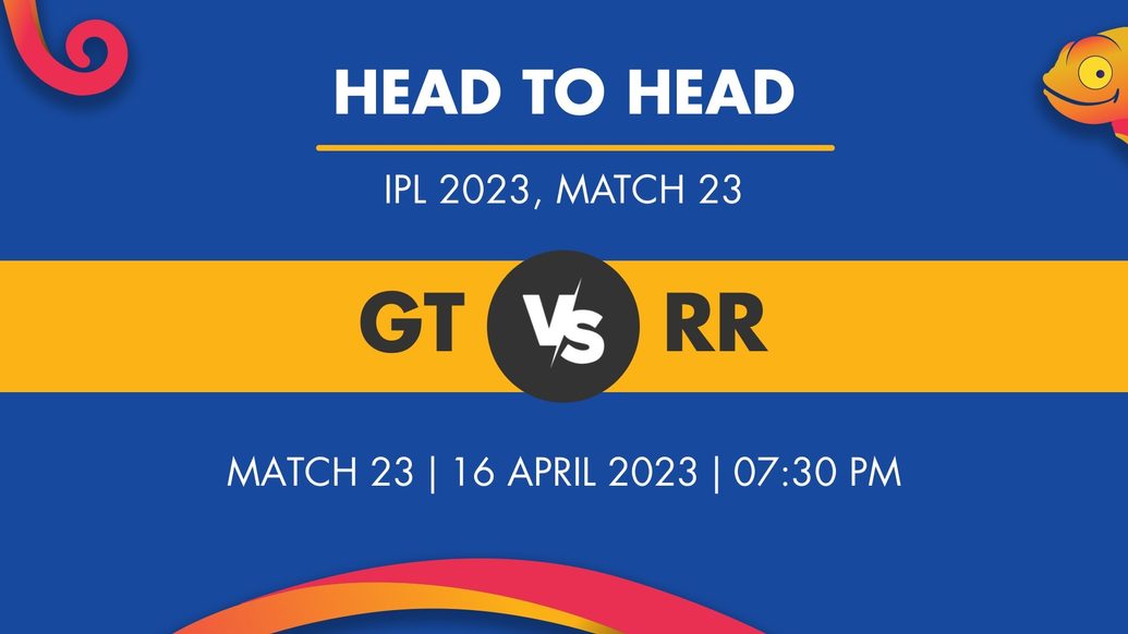 GT vs RR Player Stats for Match 23, GT vs RR Prediction Who Will Win
